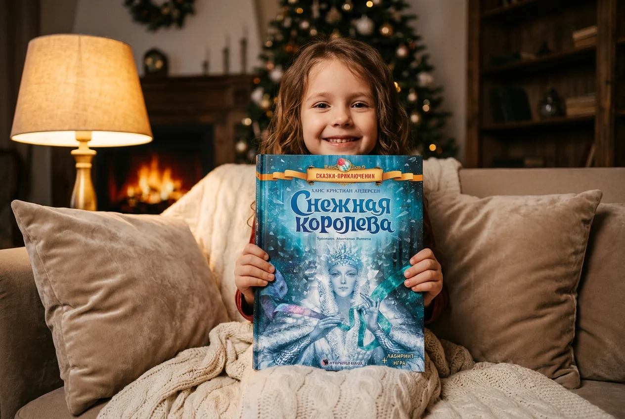 Книга «Снежная королева» из серии «Любимые сказки» в подарочном оформлении